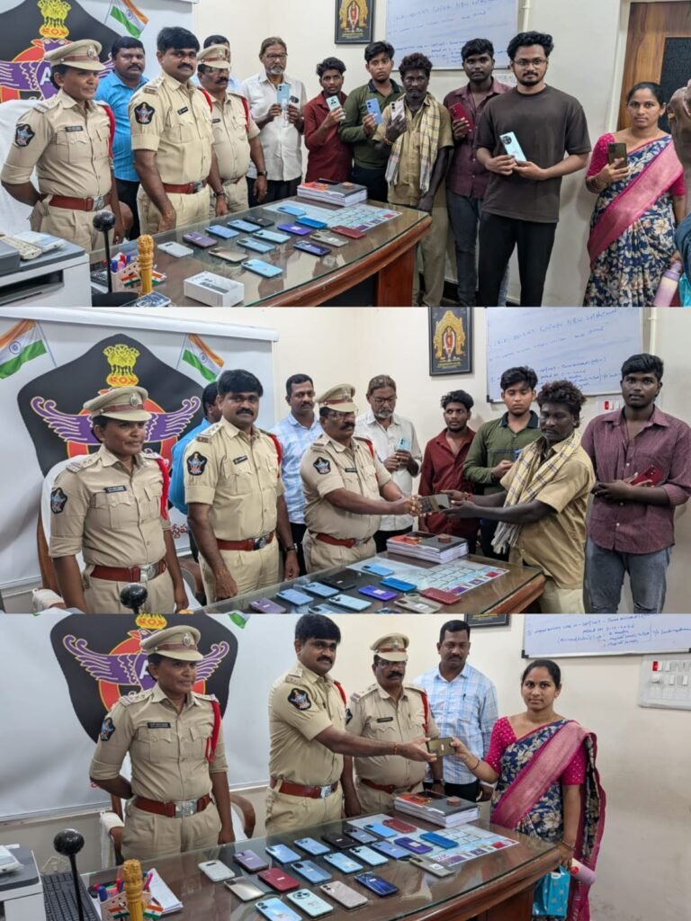 సాంకేతిక నిఘాతో 22 సెల్ ఫోన్లు రికవరీ